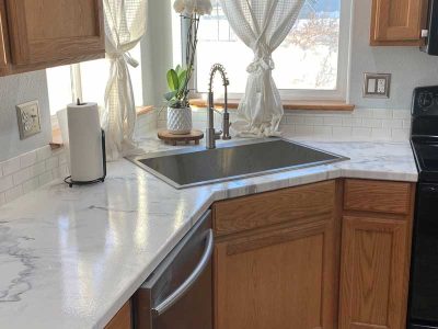 Kitchen Countertop Epoxy Finishing